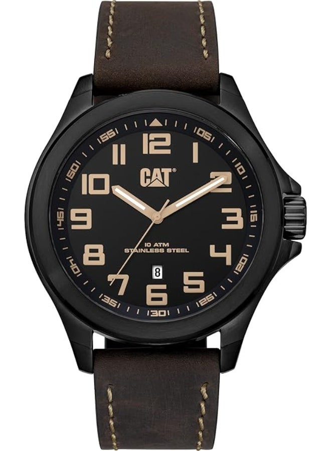 CAT Operator 45mm Analog Black Dial Men's Watch-PU.261.35.114